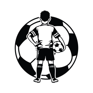 Soccer Boy SVG, Soccer Player Kid