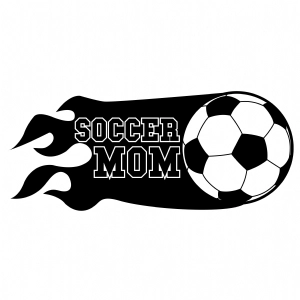 Soccer Mom SVG Cut File, Soccer Mom Vector Instant Download Drawings