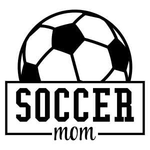 Soccer Mom SVG File, Soccer Mom Instant Download Football SVG