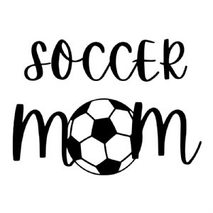 Soccer Mom with Ball SVG, Sport SVG Mother's Day SVG