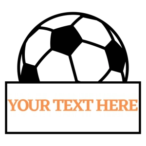 Soccer Monogram SVG, Instant Download Soccer SVG
