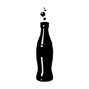Soda Coke Bottle SVG Cut File & Clipart Drinking