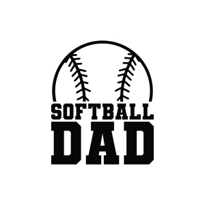 Softball Dad SVG, Softball SVG Father Shirt Dad SVG