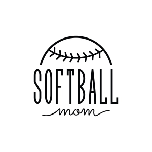 Softball Mom SVG, Sport Mom SVG Instant Download Softball SVG