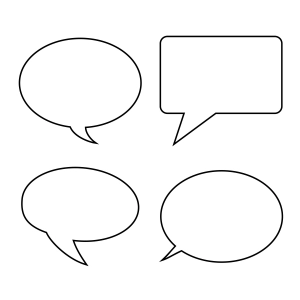 Speech Bubbles Bundle SVG Cut File Shapes