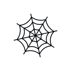 Spider Web SVG Cricut File,  Spider Web Clipart PNG Halloween SVG