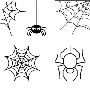 Spiderweb SVG File, Spider Clipart Insects/Reptiles SVG