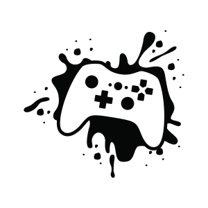 Splatter Controller SVG Cut File, Gamer SVG Gaming