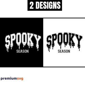 Spooky Season SVG, Trendy Halloween SVG Spooky SVG
