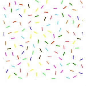 Sprinkles SVG, Sprinkles Pattern Vector Instant Download Nutrition