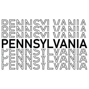 Stacked Pennsylvania SVG, USA State SVG USA SVG
