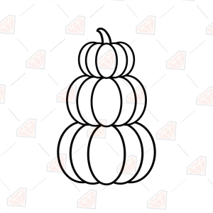 Stacked Pumpkin SVG