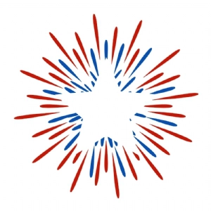 Firework Star SVG | 4th of July Star Firework SVG 4th Of July SVG