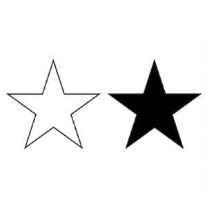 Star SVG Vector File, Star Outline Clipart Vector Objects