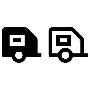 Static Caravan SVG & Clipart Files Car SVG