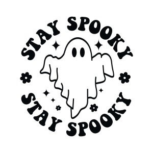 Stay Spooky Ghost SVG Cut File, Halloween Ghost SVG Halloween SVG