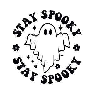 Stay Spooky Ghost SVG Cut File, Halloween Ghost SVG Ghost SVG