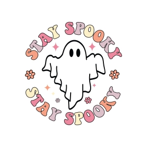 Stay Spooky PNG, Spooky Ghost SVG Halloween SVG