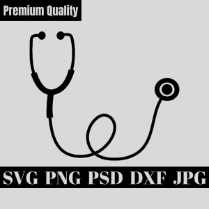 Nurse Hat Outline Patterns: DFX, EPS, PDF, PNG, and SVG Cut Files