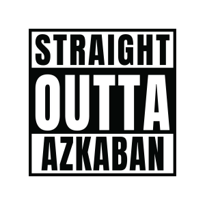 Straight Outta Azkaban SVG Funny SVG
