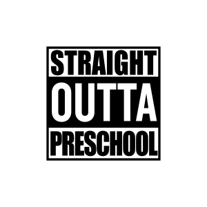 Straight Outta Preschool SVG, Class of 2024 Graduation SVG Graduation SVG