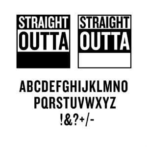 Straight Outta SVG Symbols