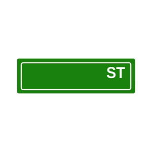 Blank Street Sign SVG Street Signs