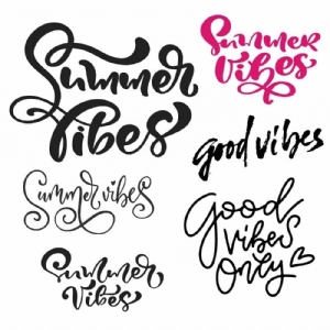 Summer Vibes SVG Bundle, Summer Vibes Instant Download Summer SVG