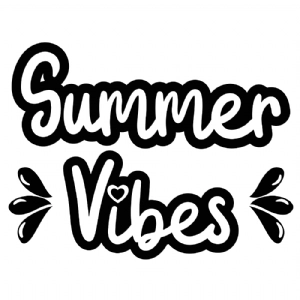 Summer Vibes SVG | Summer Design Cricut Files For Shirt T-shirt SVG