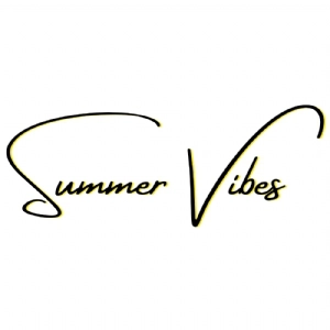 Summer Vibes SVG Vector Files, Summer Cricut Design for Shirt Summer SVG