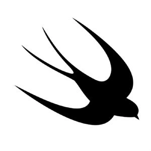 Swallow Bird SVG, Swallow Bird Vector Instant Download Bird SVG