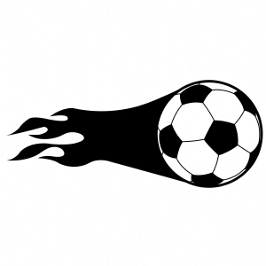 Swash Soccer Ball SVG Cut File, Swash Soccer Instant Download Football SVG