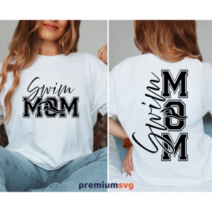 Swim Mom SVG Designs