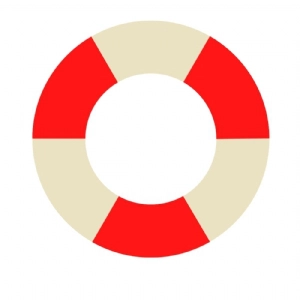 Swim Ring SVG Vector File, Sea Ring Cricut Files Summer SVG