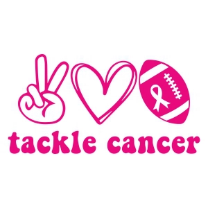 Tackle Cancer SVG, Breast Cancer Awareness SVG Cancer Day SVG