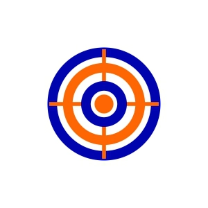 Target Shooting SVG, Target SVG Clipart Vector Illustration