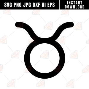 Taurus Zodiac Sign SVG Svg