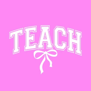 Teach SVG, Teach with Bow SVG Teacher SVG