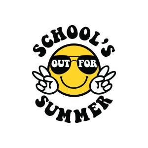 Teacher Summer SVG, School's Out For Summer SVG Teacher SVG