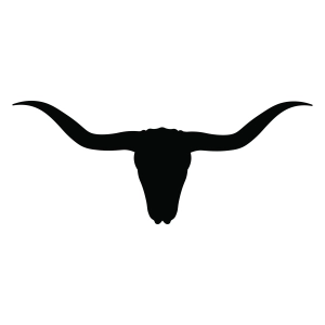 Texas Longhorn Silhouette, Longhorn Logo SVG Texas SVG