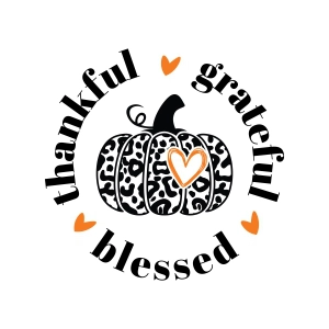 Thankful Grateful Blessed SVG T-shirt SVG