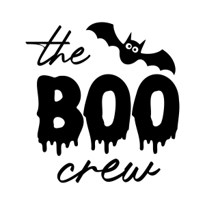 The Boo Crew SVG, Halloween SVG Instant Download Halloween SVG