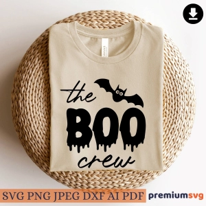 The Boo Crew SVG, Halloween SVG Instant Download Halloween SVG