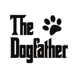 The Dogfather SVG, Dog Lover SVG Father's Day SVG