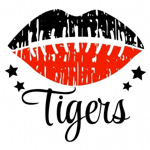 Tigers SVG Cut File, Tigers Instant Download Football SVG