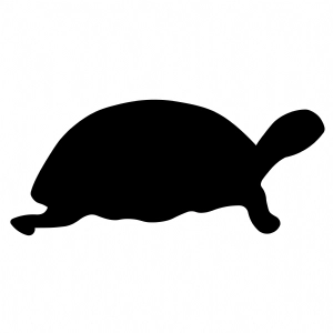 Tortoise Silhouette SVG, Sea Turtle SVG Instant Download Sea Life and Creatures SVG