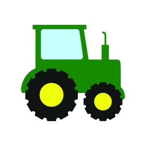 Tractor Clipart SVG for Cricut, Farm Tractor SVG Transportation