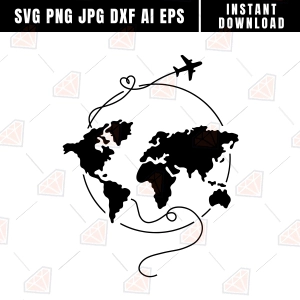 Travel Ball SVG, Travel SVG Svg