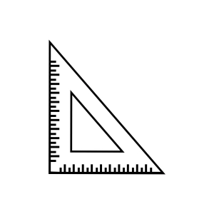 FREE Triangle Ruler 1 Clipart