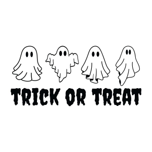 Trick Or Treat SVG with Halloween Ghosts Ghost SVG